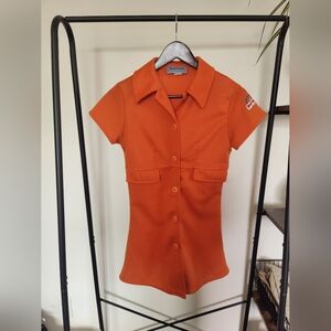 Orange Golf Punk Girl Dress